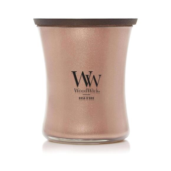Woodwick Other - WoodWick Rosa D'Oro 9.7oz Candle Crackling Wick Precious Metals Collection